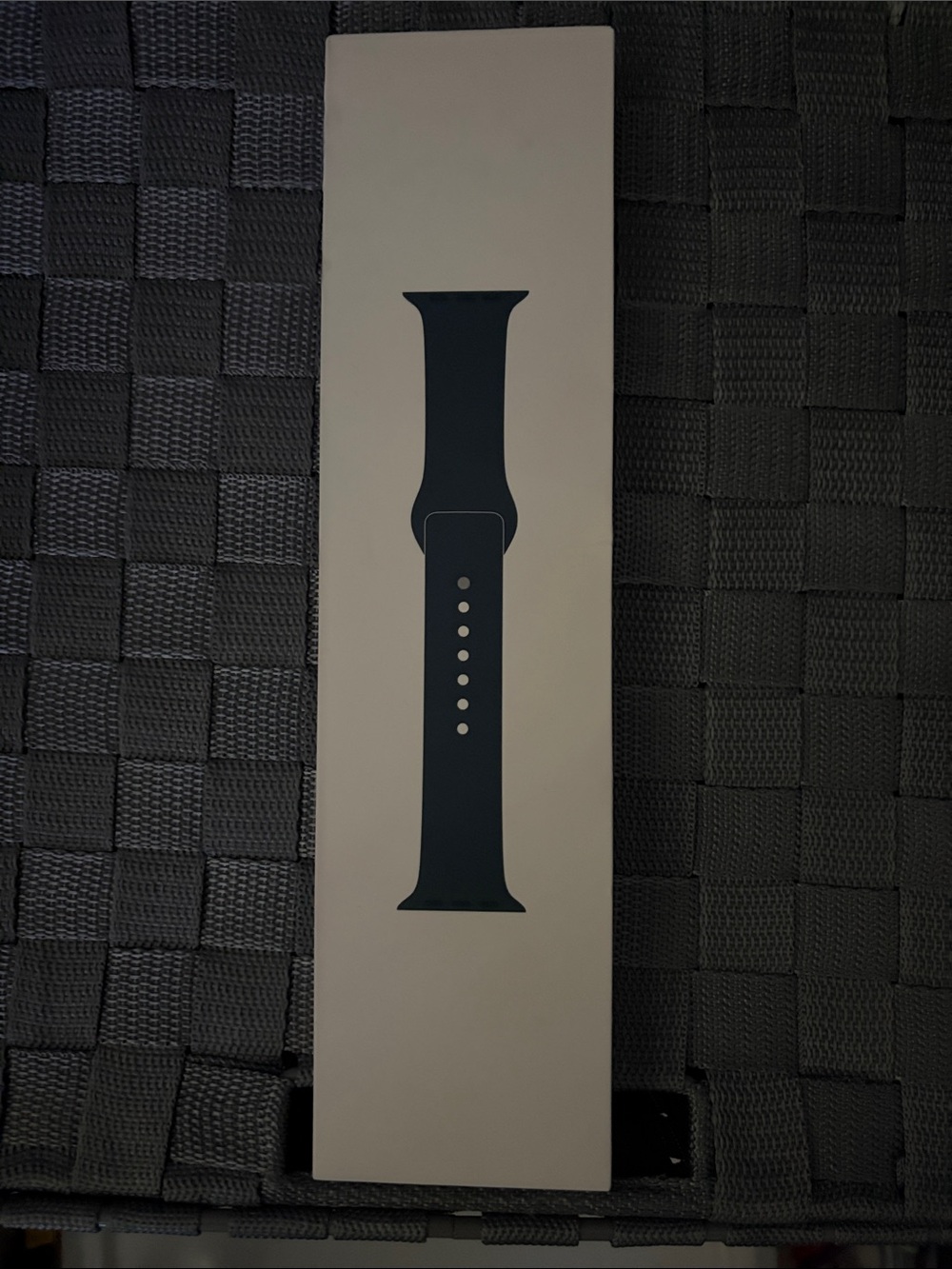 Apple Black Silicone Sport Band for Apple Watch